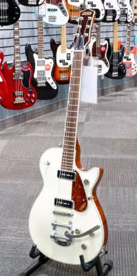 Store Special Product - Gretsch Guitars - G5210T-P90 Electromatic Jet Two 90 Single-Cut with Bigsby, Laurel Fingerboard - Vintage White